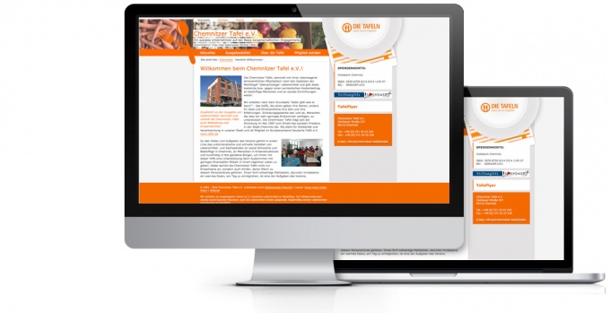 Webdesign für Chemnitzer Tafel e.V.