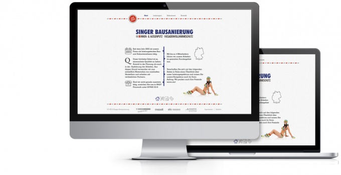 Webdesign für Singer Bausanierung