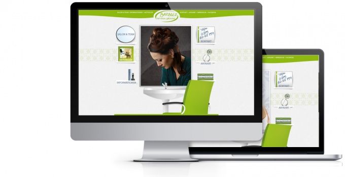 Webdesign für Barbier zur alten Bäckerei